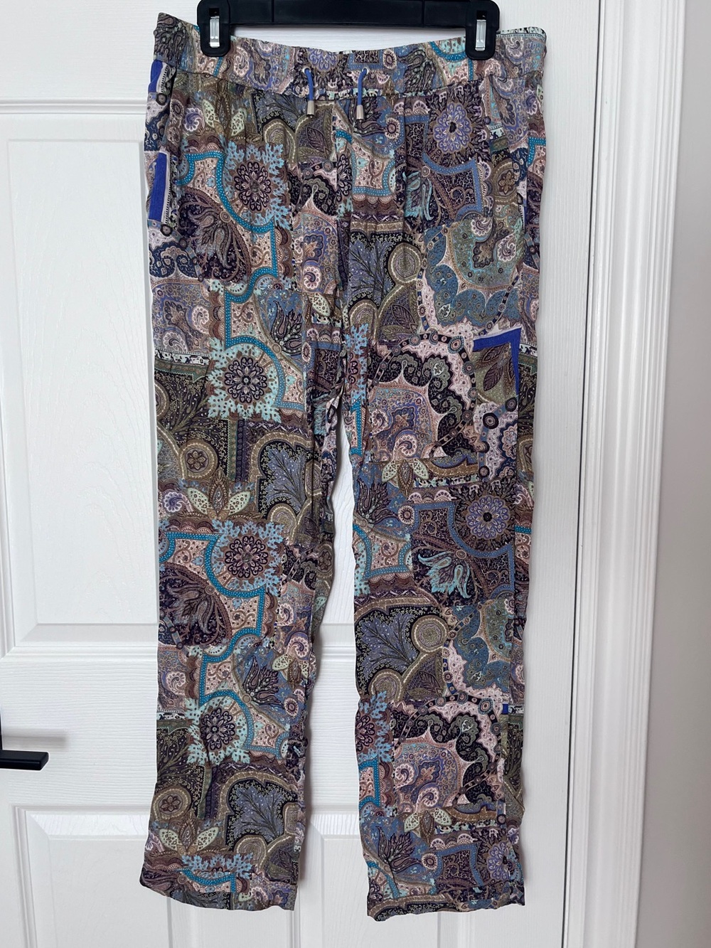 Zara Home Beach Collection Paisley Lightweight Flowy Pants
